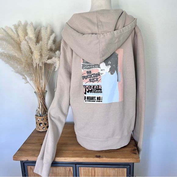 Zadig + Voltaire “be fucking nice”  Hoodie - Picture 1 of 6